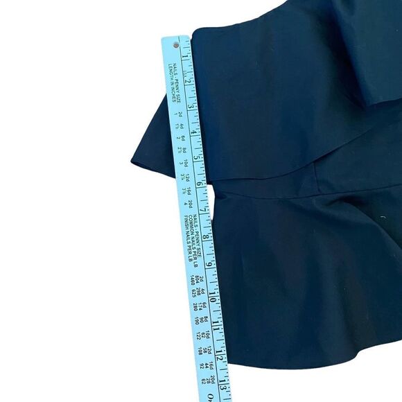 Yune ho asymmetrical ruffle top‎ black one shoulder XS - Picture 8 of 11